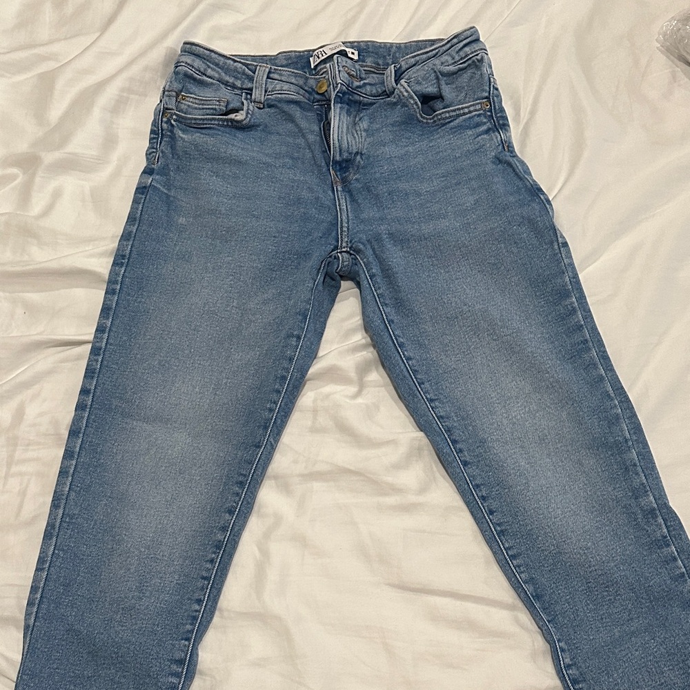 Zara Light Blue Skinny Jeans